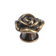 Ручка кнопка TUNDRA Rose 01, цвет бронза фотография