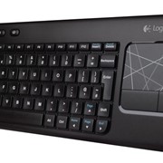 Клавиатура Logitech Wireless Keyboard K400 USB EN/RU unifying receiver black