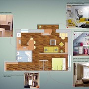 Дизайн-проект квартир/бутиков с 3D-визуализацией фото