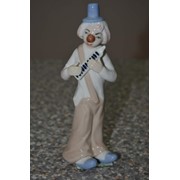 Фарфоровая статуэтка фигурка скульптура Клоун с муз. инстр., Casades, Испания фото