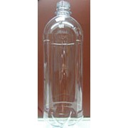 ПЭТ бутылка прозрачная с крышкой 1л горло 28мм 60/60 фото