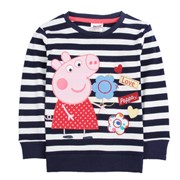 Одежда для девочек 2014 new spring and autumn children baby girls peppa pig 100% cotton clothing embroidered female child long-sleeve T-shirt, код 1715361082 фото