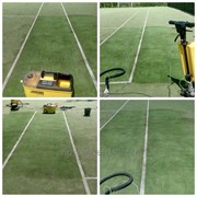 Уход за исскуственым газоном фото