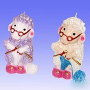 Форма силиконовая для Свеча Овечка с клубком фото