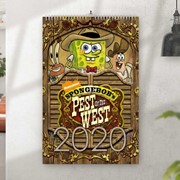Перекидной календарь на 2020 год Губка Боб, SpongeBob №1