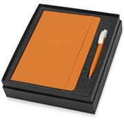 Подарочный набор Uma Vision с ручкой и блокнотом А5, оранжевый фото