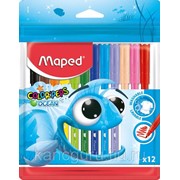 Фломастеры Maped Фломастеры 12 цветов MAPED “Color peps ocean“, суперсмываемые фото