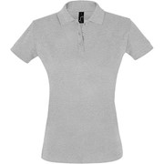 Рубашка поло женская PERFECT WOMEN 180 серый меланж, размер XXL фотография