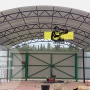 Изготовление ворот, калиток, козырьков, навесов фото