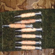Шампуры в наборах с тестолитовыми ручками и литьем фото