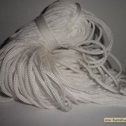 Шнур ПП 6мм, 85м белый фотография