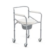 Кресло-коляска с санитарным оснащением для инвалидов Армед FS696 фотография