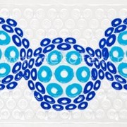 Spa-коврик для ванной Aqua-Prime Geometry 35*71см голуб фото