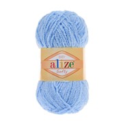 Пряжа ALIZE “Softy“ 50гр. 115м. ,100% микрополиэстер, Голубой (40) фото