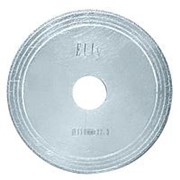 Диск алмазный Ø 110х0,5 мм, гальванический, ультратонкий, сплошной ELLY (Элли), посадочное отверстие 22,23 мм. Для расшивки тонких швов между фото