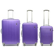 Комплект дорожных чемоданов на колесах Ananda Line (Фиолетовый) фото