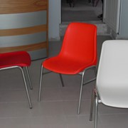 Пластиковые стулья для кафе, дачи, дома фото