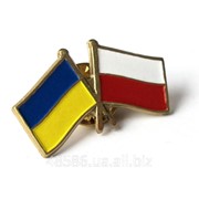 Значок Украина-Польша С010