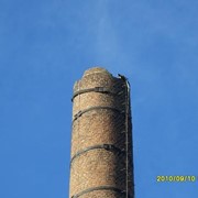 Монтаж и замена промышленных дымовых труб и дымоходов фотография