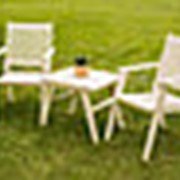 Комплект садовой мебели с креслами на 2 человека (Столик, 2 кресла-стула) фото