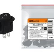 Клавишный переключатель круглый MRS-101-3-B черный 2 положения 1з TDM ELECTRIC SQ0703-0043 фото