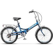 Велосипед складной Stels Pilot 450 20 (2018) рама 13,5 синий фото