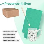 Набор подарочный PROVENCE-4-EVER: бизнес-блокнот, ручка, кружка, коробка, стружка, мятный фото