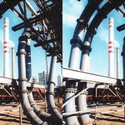 Износостойкие трубопроводы, выложенные базальтовым литьем или эукором фото