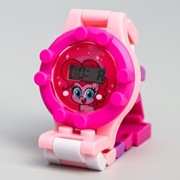 Часы наручные электронные 'Пинки Пай', My Little Pony, с ремешком-конструктором фотография