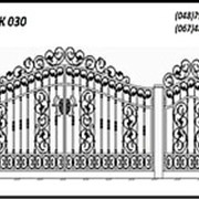Эскиз ворот ВК 030 фото