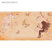 Фотообои “Девочка с бабочками“ 2-А-246 (1 полотно), 270x150 см фотография