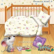 Комплект постельного белья в кроватку Кошки-мышки Малыши вид3 фотография
