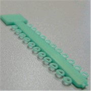 Эластичные лигатуры на прямом модуле 0,12 мм, жемчужно-зеленый *Glenroe* фотография