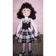 Текстильная авторская кукла ручной работы фото