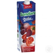 Sandora сік 0,95л овочевий коктейль томатно-буряковий фото