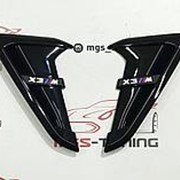 Жабры на крылья BMW G01/G02 в стиле X3/Х4 M черные фотография