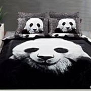Постельное белье arya сатин 3d -panda семейный фотография