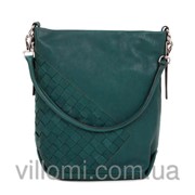 Кожаная женская сумка LILOCA LC10291-green
