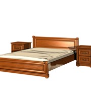 Деревянная кровать Милорд массив дуба фото