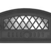 Дверца хлебной печи чугунная застекленная, с решеткой HTT 132 Pisla