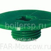 Пластиковая заглушка с 1/2" НР и кольцевым уплотнением для гидравлических испытаний, зеленая, артикул FD 9002