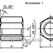 Гайка шестигранная низкая, с уменьшенным размером, класс точности В ГОСТ 15521-70 фото