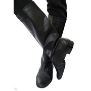 Народные сапоги для танцев мужские (черные) фото