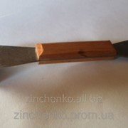 Стаместка нержавеющая 200 мм деревянная ручка
