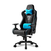 Компьютерное кресло Sharkoon Shark Skiller SGS4 чёрно-синее фото