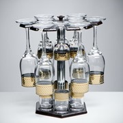 Мини-бар 18 предметов шампанское Карусель Скандивия темный 200/55/50 мл фото