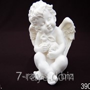 Фигурка декоративная “Ангел с кроликом“ 18 см. фотография