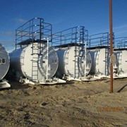Резервуары горизонтальные стальные для стационарного хранения нефти, нефтепродуктов и жидкостей плотностью до 1 тн/м.куб включая воду фото