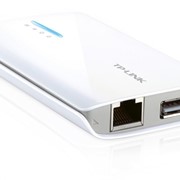 Маршрутизатор tl-mr3040 802.11n, 1xwan, 1xusb, 3g портативный со встроенным аккумулятором