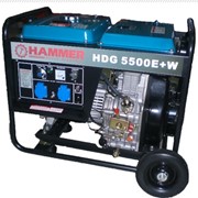 Генератор дизельный Hammer HDG5500E+W фото